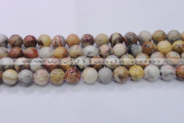 CAG6678 15.5 inches 20mm round natural crazy lace agate beads