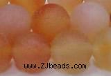 CAG6694 15 inches 16mm round multicolor pilates agate beads