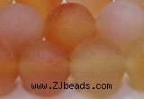 CAG6695 15 inches 18mm round multicolor pilates agate beads