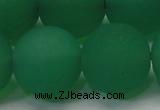 CAG6736 15 inches 20mm round green pilates agate beads