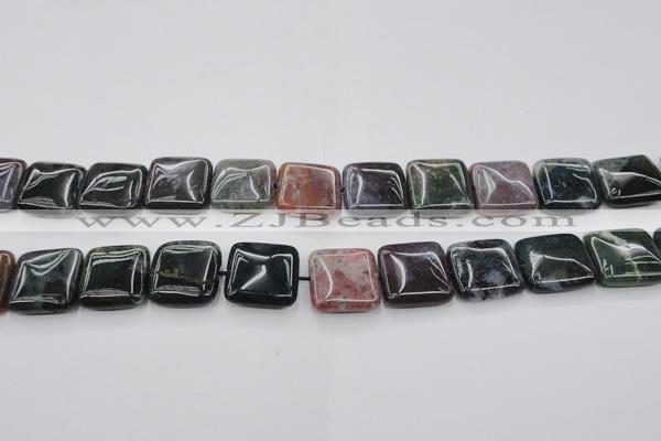 CAG6779 15.5 inches 14*14mm square Indian agate beads wholesale