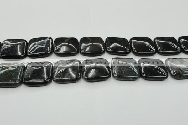 CAG6785 15.5 inches 25*25mm square Indian agate beads wholesale