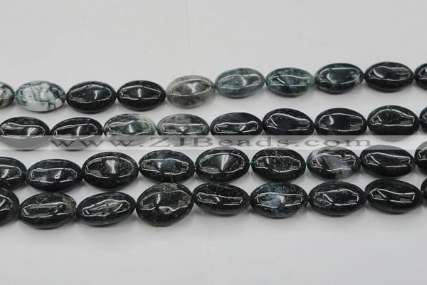 CAG6792 15.5 inches 15*20mm oval Indian agate beads wholesale