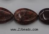 CAG6807 15.5 inches 18*25mm flat teardrop Indian agate beads