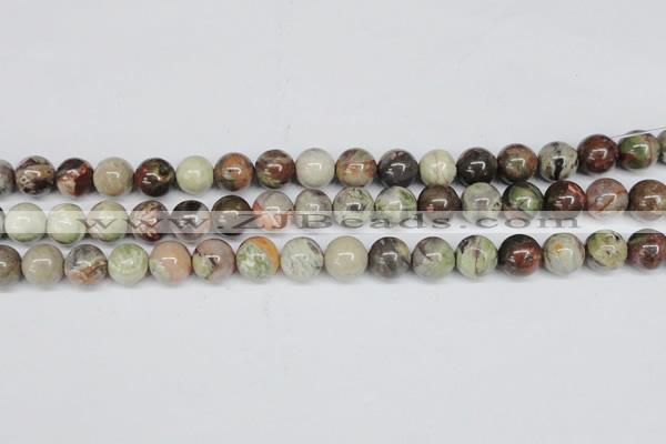 CAG7004 15.5 inches 12mm round ocean agate gemstone beads