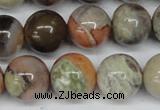 CAG7005 15.5 inches 14mm round ocean agate gemstone beads