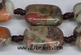 CAG7032 15.5 inches 18*25mm rectangle ocean agate gemstone beads