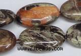 CAG7041 15.5 inches 20*30mm oval ocean agate gemstone beads