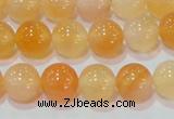 CAG7132 15.5 inches 8mm round red agate gemstone beads