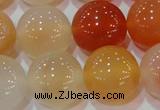 CAG7137 15.5 inches 18mm round red agate gemstone beads