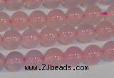 CAG7150 15.5 inches 6mm round pink agate gemstone beads