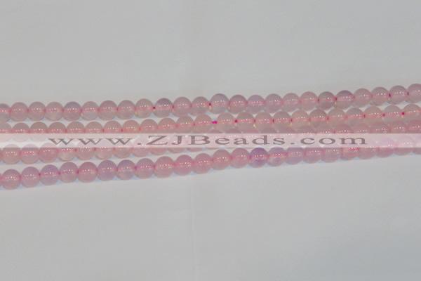 CAG7150 15.5 inches 6mm round pink agate gemstone beads