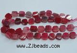 CAG7351 15.5 inches 14*15mm - 16*18mm octagonal dragon veins agate beads