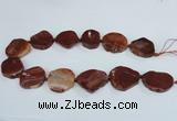 CAG7409 15.5 inches 25*30mm - 30*38mm freeform dragon veins agate beads