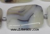 CAG7426 15.5 inches 30*40mm rectangle Montana agate beads