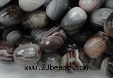 CAG747 15.5 inches 10*14mm faceted egg-shaped botswana agate beads
