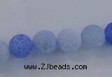 CAG7527 15.5 inches 6mm round frosted agate beads wholesale