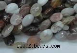 CAG753 15.5 inches 6*8mm faceted oval botswana agate beads