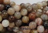 CAG763 15.5 inches 8mm round yellow agate gemstone beads wholesale