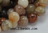 CAG765 15.5 inches 12mm round yellow agate gemstone beads wholesale