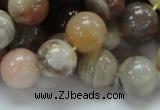 CAG766 15.5 inches 14mm round yellow agate gemstone beads wholesale