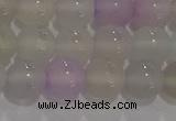 CAG8931 15.5 inches 6mm round matte colorful agate beads wholesale