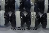 CAG9137 15.5 inches 16mm round tibetan agate beads wholesale