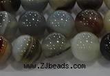 CAG9151 15.5 inches 12mm round line agate beads wholesale