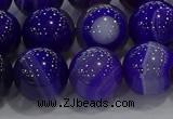 CAG9174 15.5 inches 14mm round line agate beads wholesale