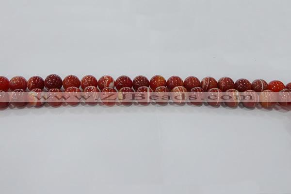 CAG9177 15.5 inches 6mm round line agate beads wholesale