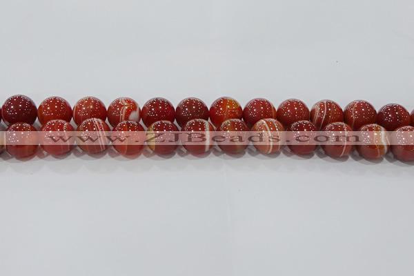 CAG9181 15.5 inches 14mm round line agate beads wholesale