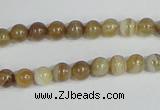 CAG936 16 inches 6mm round madagascar agate gemstone beads