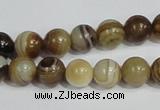 CAG938 16 inches 10mm round madagascar agate gemstone beads