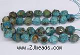 CAG9410 15.5 inches 18*20mm - 20*22mm faceted nuggets ocean agate beads