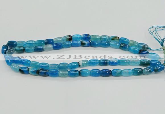 CAG9624 15.5 inches 8*12mm drum dragon veins agate beads wholesale