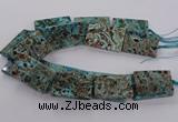 CAG9697 15.5 inches 30*45mm - 35*50mm rectangle ocean agate beads