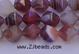 CAG9792 15.5 inches 8mm faceted nuggets botswana agate beads