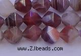 CAG9792 15.5 inches 8mm faceted nuggets botswana agate beads