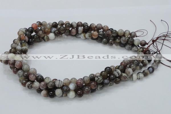 CAG983 15.5 inches 16mm round botswana agate beads wholesale