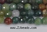 CAG9831 15.5 inches 6mm faceted round Indian agate beads