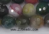 CAG9834 15.5 inches 12mm faceted round Indian agate beads