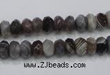 CAG988 15.5 inches 5*8mm faceted rondelle botswana agate beads