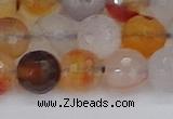 CAG9892 15.5 inches 10mm faceted round dendritic agate beads