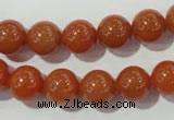 CAJ353 15.5 inches 10mm round red aventurine beads wholesale