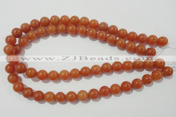 CAJ354 15.5 inches 12mm round red aventurine beads wholesale