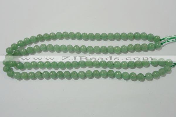 CAJ402 15.5 inches 8mm round green aventurine beads wholesale