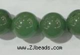 CAJ407 15.5 inches 18mm round green aventurine beads wholesale