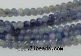 CAJ500 15.5 inches 4mm round blue aventurine beads wholesale