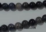 CAJ502 15.5 inches 8mm round blue aventurine beads wholesale