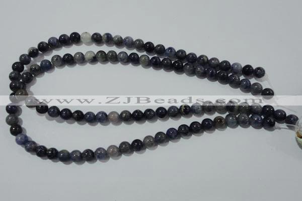 CAJ502 15.5 inches 8mm round blue aventurine beads wholesale
